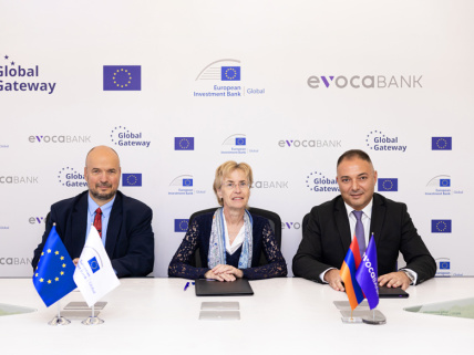 EIB Global and Evocabank signed a cooperation agreement