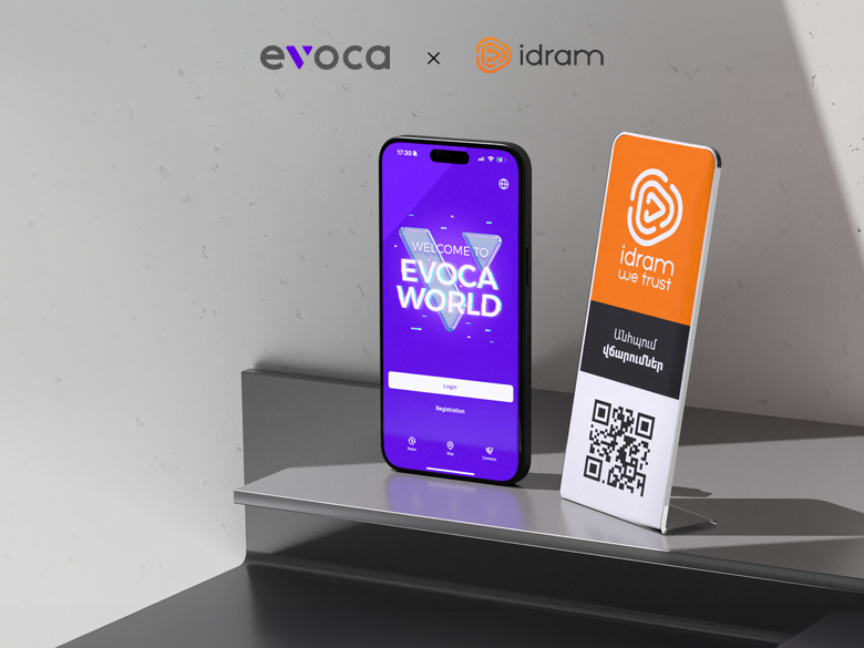 EvocaTOUCH հավելվածով Idram QR վճարումներ