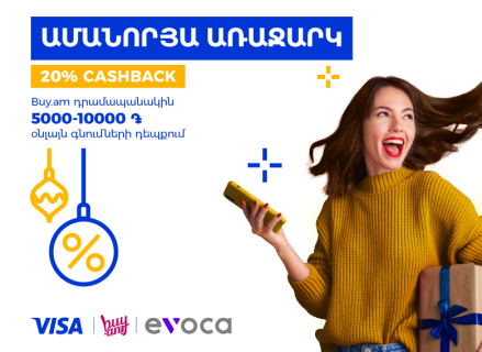 Ամանորյա առաջարկ Evoca Visa քարտապաններին