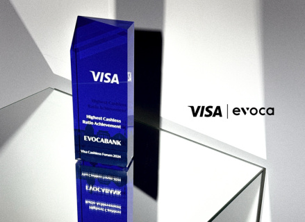 Award from Visa: "Highest Cashless Ratio Achievement"