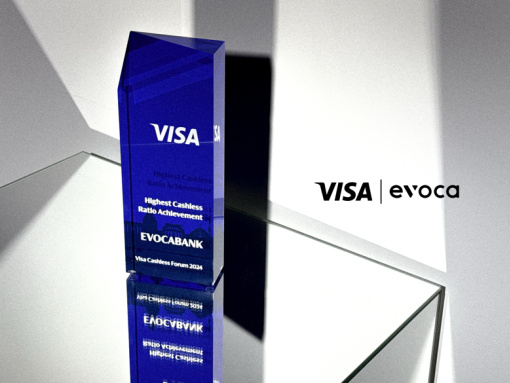 Award from Visa: "Highest Cashless Ratio Achievement"